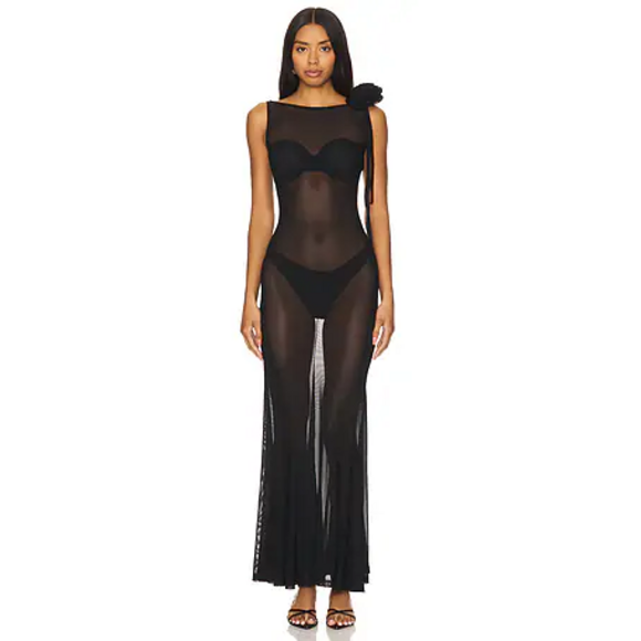 superdown Dresses & Skirts - superdown Rosa Maxi Dress in Black